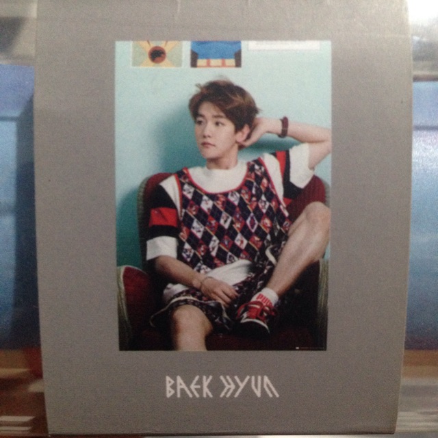 EXO Baekhyun Official Bromide / Poster Coex Love Me Right Era