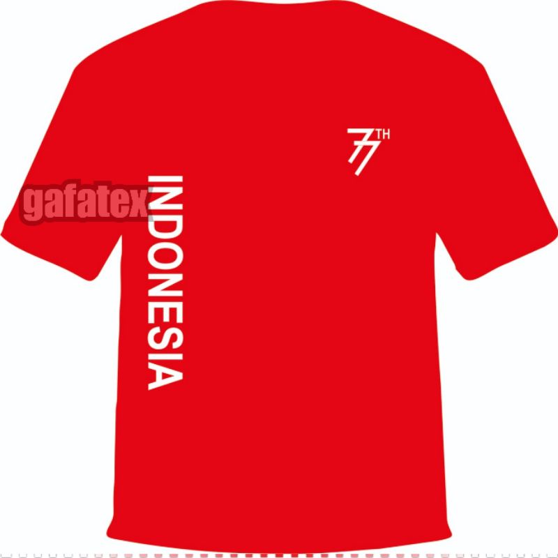 Kaos Sablon 17 Agustus 2023 | Custom polos | combed 30s