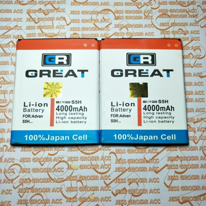 Baterai Battery GREAT Double Power IC Protection ADVAN Vandroid S5H , S5-H