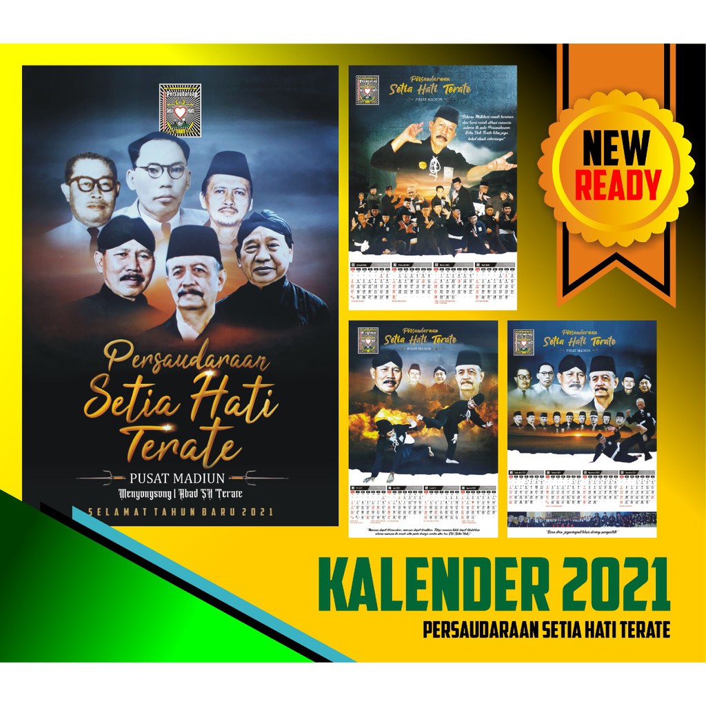 

New Kalender PSHT Tahun 2021 Gambar Para Tokoh PSHT