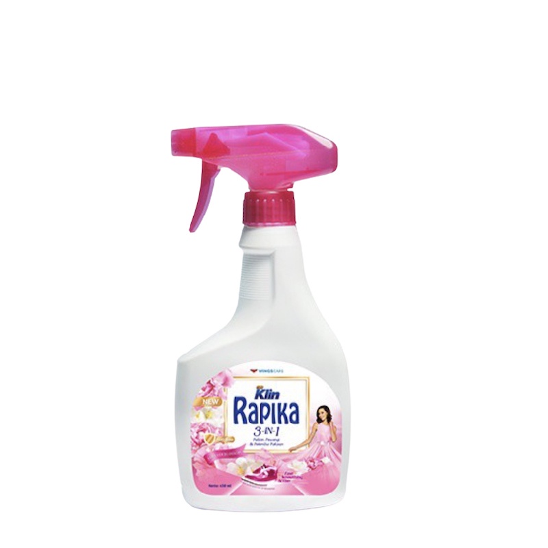 So Klin Rapika 3-In-1 Pelicin Pakaian - Forever Blossom Botol 450 mL