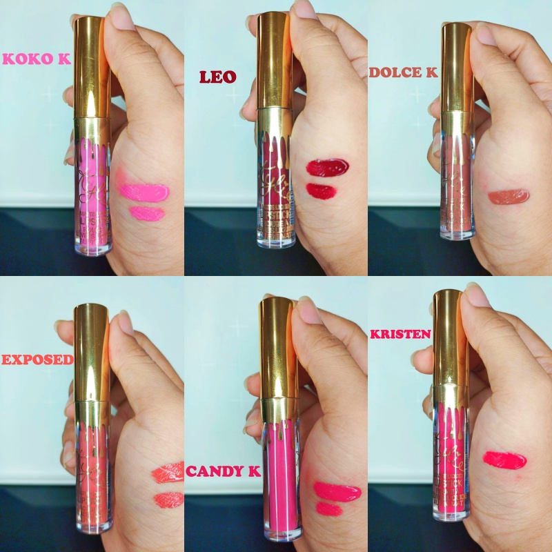 Lip Gloss Matte Liquid Lipstik Holiday Birthday Edition Lipstick XX027