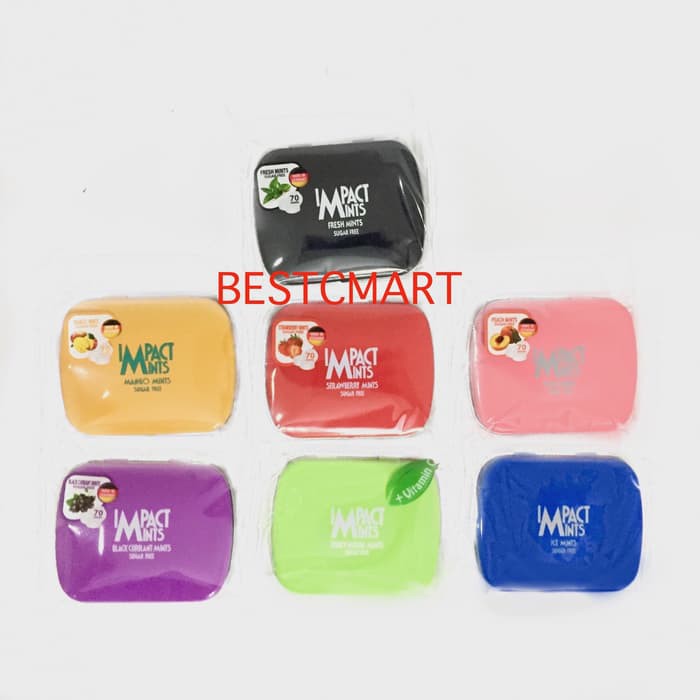 

PERMEN IMPACT MINTS SUGAR FREE - PEACH MINTS