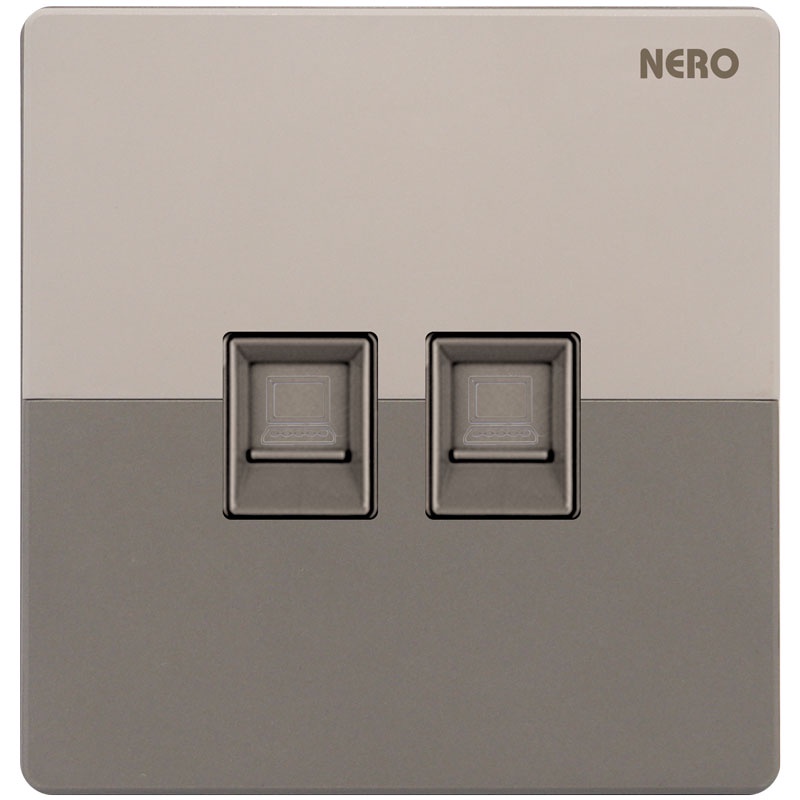 NERO Data Outlet DAYTONA Z4PCA2 S / STOPKONTAK INTERNET CAT6 2 GANG