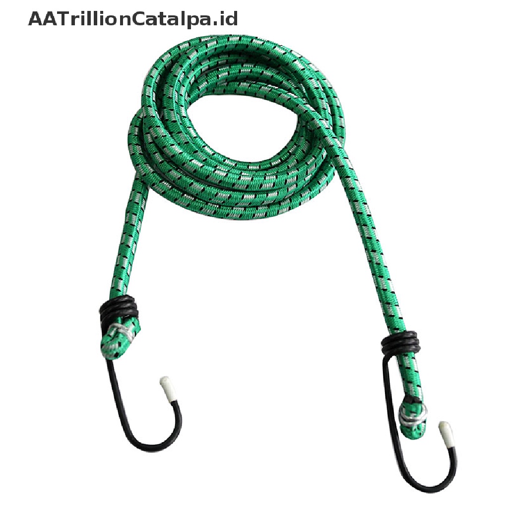 Aatrillioncatalpa 1pc Tali BUNGEE Elastis Dengan Kait Untuk Mengikat Barang Bawaan Sepeda