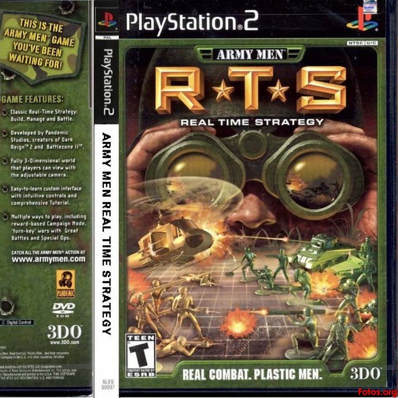DVD Kaset Game PS2 Army Men RTS
