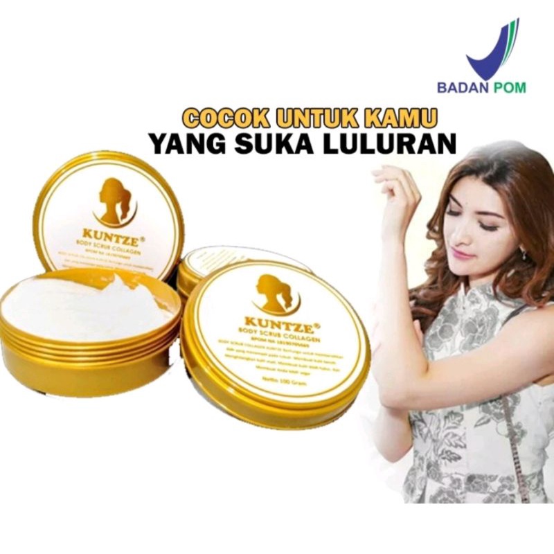 KUNTZE SCRUB COLLAGEN LULUR MENCERAHKAN