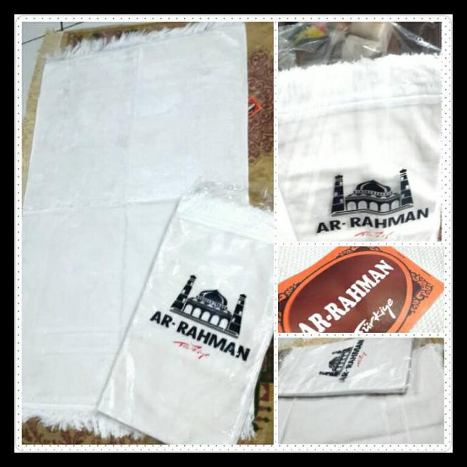 TERLARIS SAJADAH PUTIH POLOS BLUDRU 