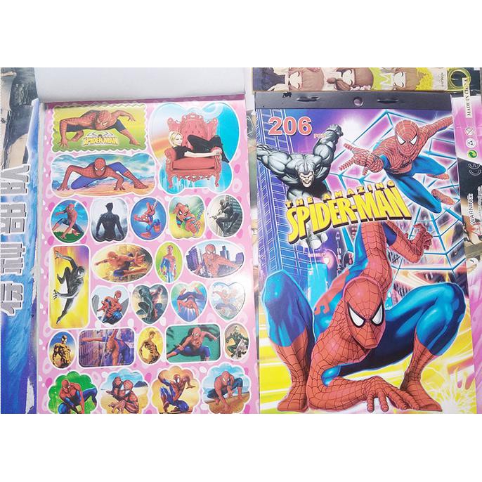 

buku sticker/sticker mainan spiderman /sticker buku mainan anak