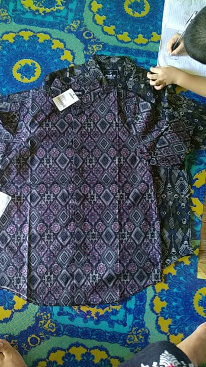 Predz_id 6482 Kemeja Batik Slimfit Pria Lengan Pendek