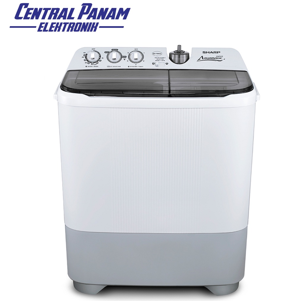SHARP MESIN CUCI 2 TABUNG ES-T86CL-HK Central Panam Elektronik