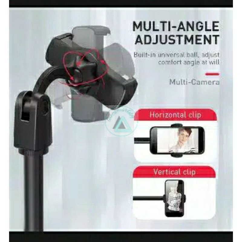 Holder HP Meja / Stand Foldable  Phone Holder  / 360° Rotating Tongsis / Stand HP