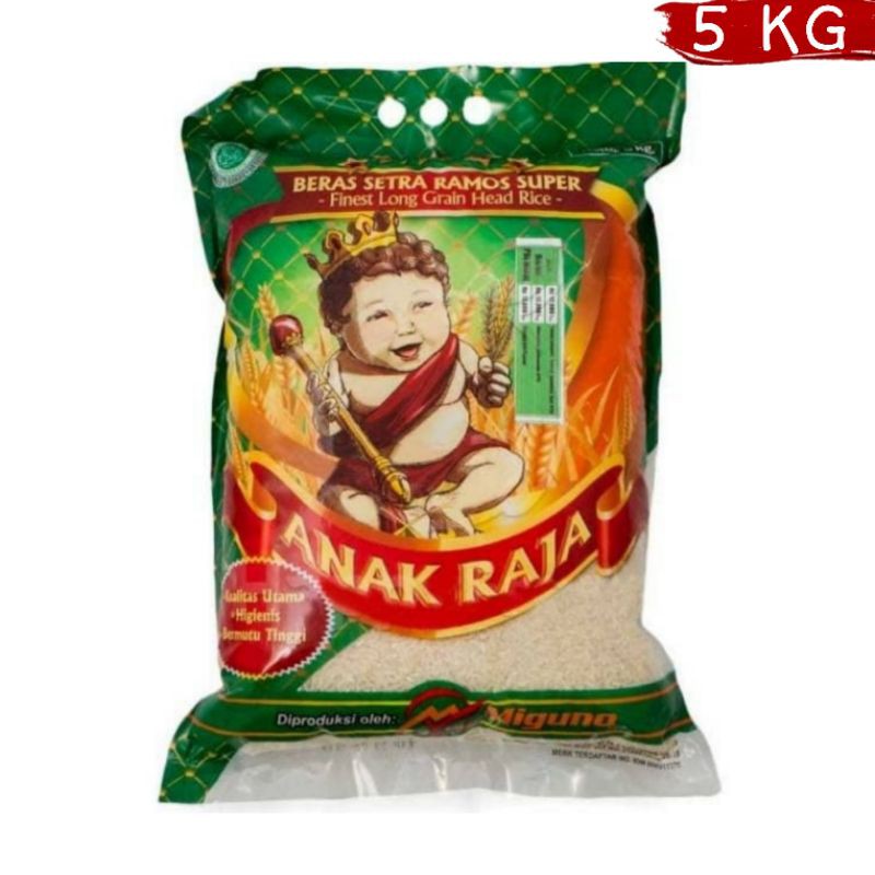 

BERAS ANAK RAJA LONG GRAIN/SENTRA RAMOS 5KG