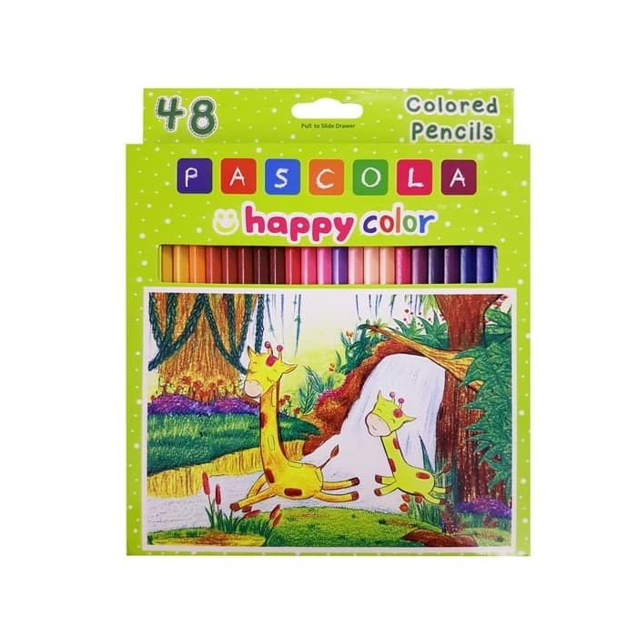 

Standard Pascola Happy Pencil 48 Colors FL HAPCLR48FL