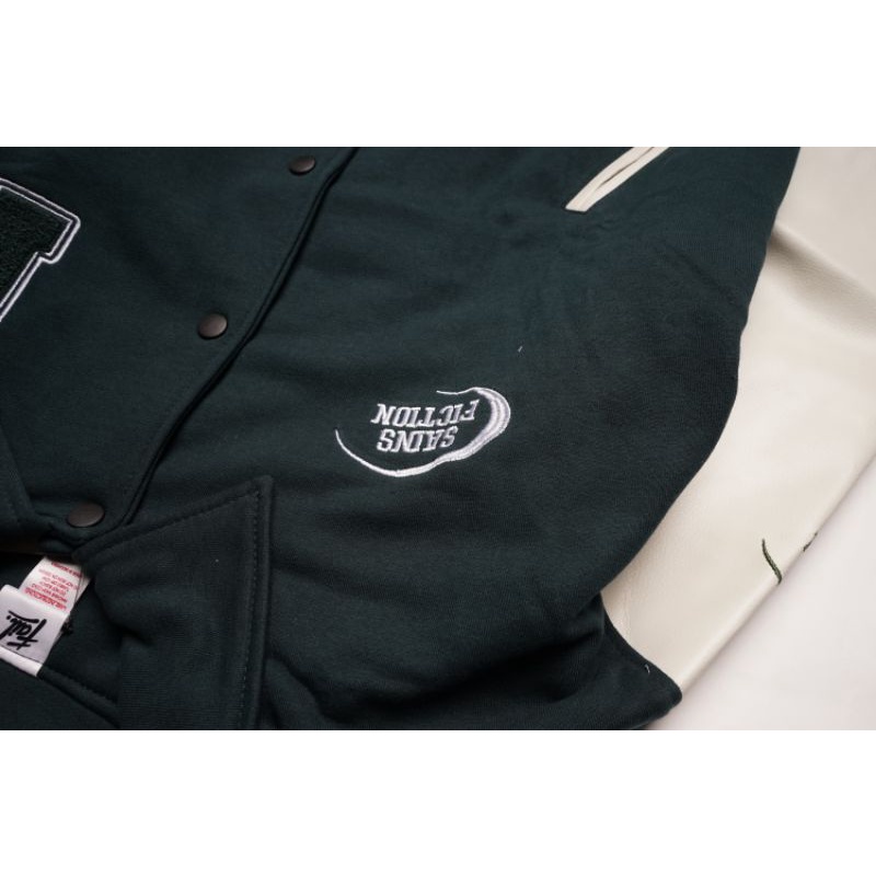 FAILOFFICIAL VARSITY JACKET - SAINS FACTION GREEN