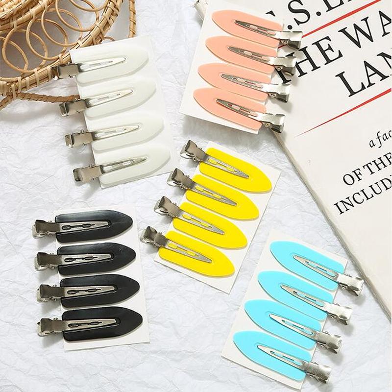 Roselife hot Trendy Traceless Hair Clips for Girls Makeup Women Hairpin Bobby Pin Hairgrips