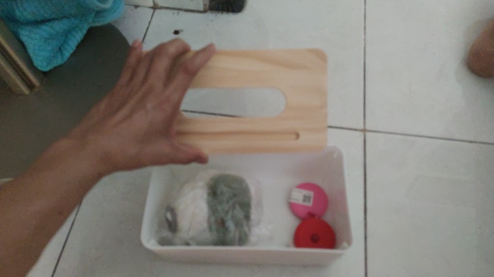 Kotak Tisu 2in1 /tissue Box Persegi Panjang / Tempat Tissu Dengan Slot Handphoe Premium