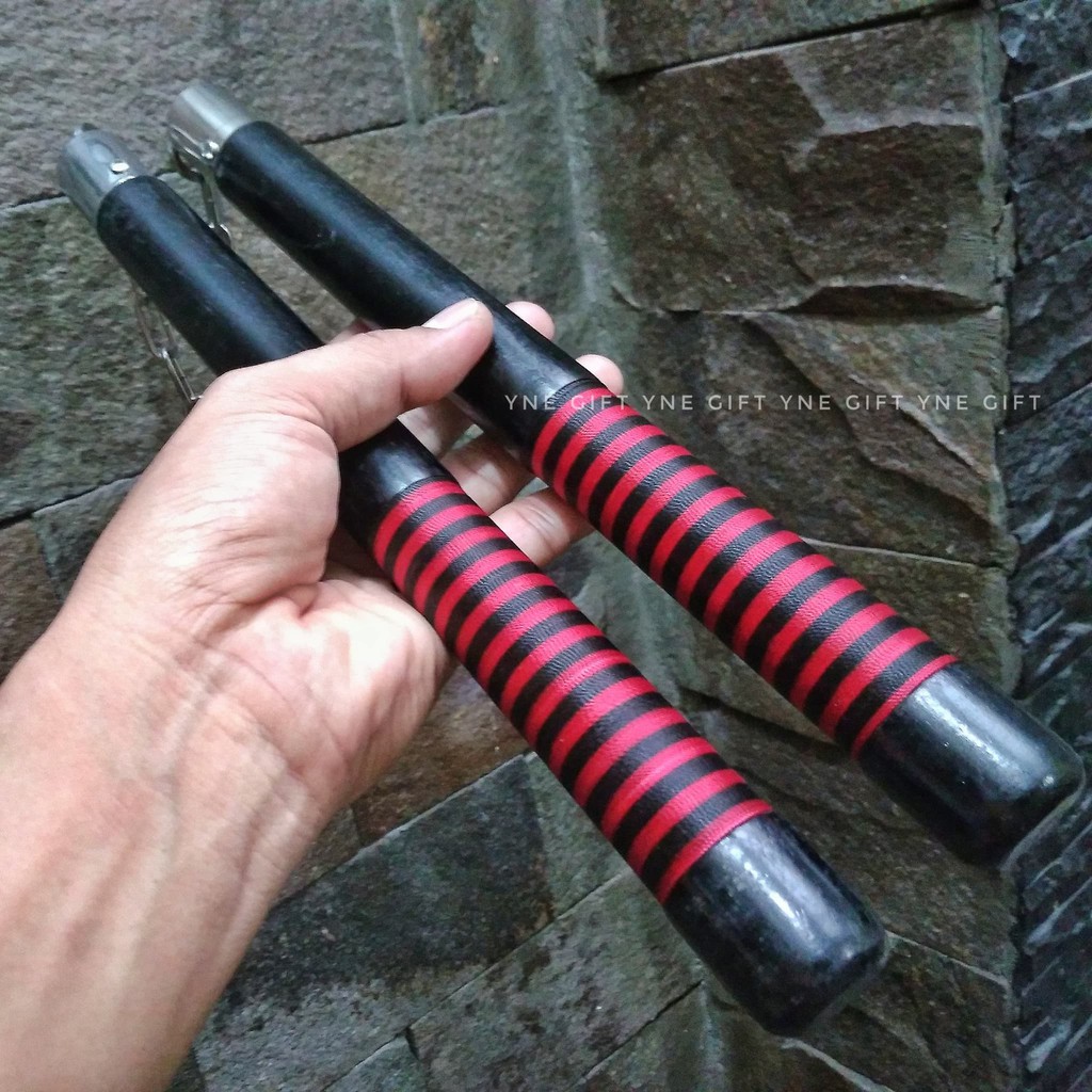 Hot Sale! Double Stick Kayu DSK02, Nunchaku, Chaku, Dobel Stick