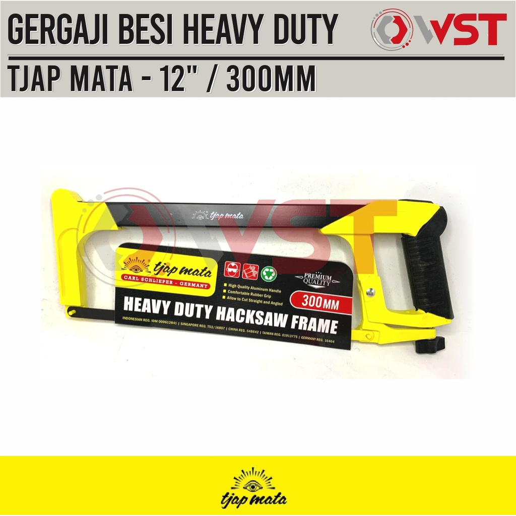 Tjap Mata Stang Gergaji Besi 12" / Gagang Gergaji Cap Mata 12inch