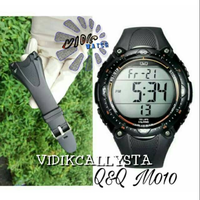 TALI JAM Q&amp;Q QNQ QQ M010 M O10 MO10 RUBBER HITAM