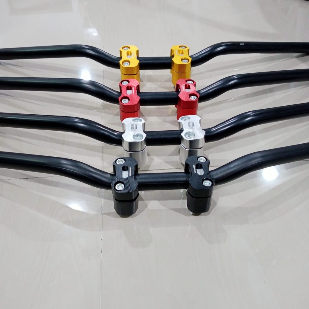 STANG STIR RZR CUSTOM SET RAISER CNC UNIVERSAL SATRIA CB150R VIXION DLL
