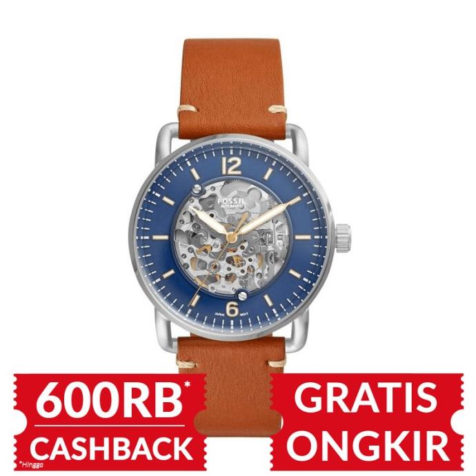 Jam Tangan Pria Fossil Commuter Automatic Brown Luggage ME3159