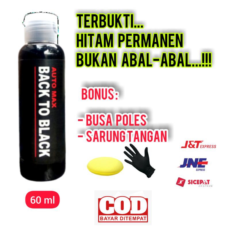 Penghitam Body Motor Permanen Pengkilat Body Aero Motor Black Magic Nutens Kit Body Motor