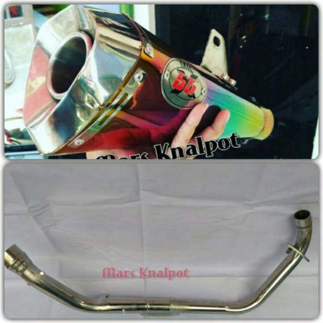 Knalpot Racing ixil 55 R15 XABRE VIXION CB150 CBR150 GSX SONIC NMAX VARIO SATRIA FU VERZA PULSAR NS