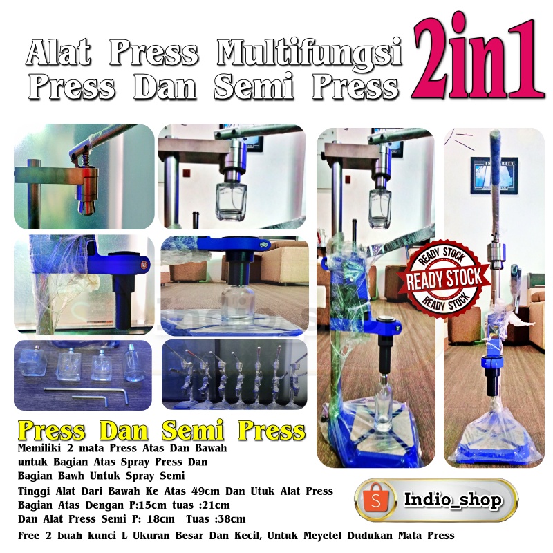 Alat press dan semi press botol parfum /multifungsi/2 in 1 /TERMURAH/Serbaguna dan praktis.