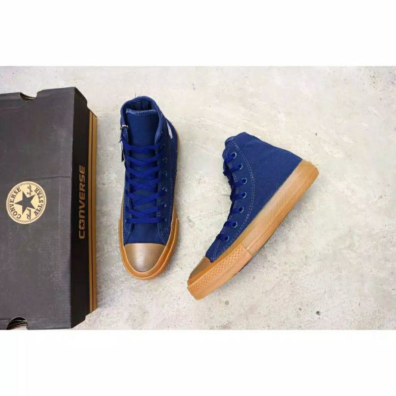 SEPATU CONVERSE CT GUM HIGH IMPORT VIETNAM BIRU DONGKER NAVY SNEAKERS PEREMPUAN LAKI-LAKI MURAH