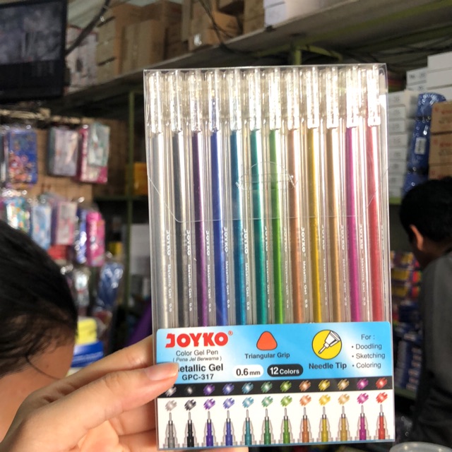 

Color Jel Pen / Pena Gel Berwarna Metallic Gel GPC - 317