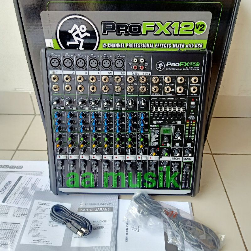 MIXER MACKIE PRO FX12 V3 ORIGINAL GARANSI RESMI
