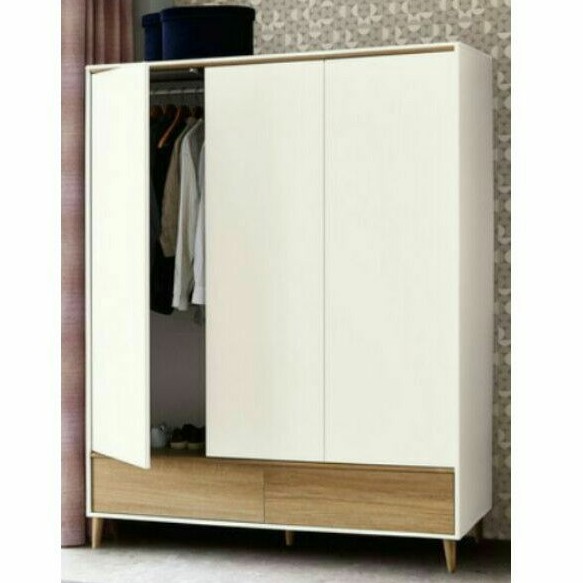 lemari pakaian minimalis 3 pintu