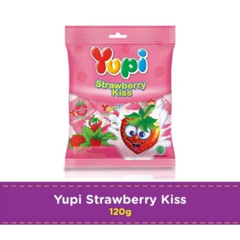 

YUPI STRAWBERRY KISS PACK 120gr