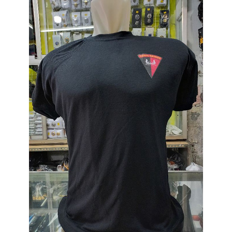 Kaos Oblong Brimob Kaos Brimob Hitam Pendek