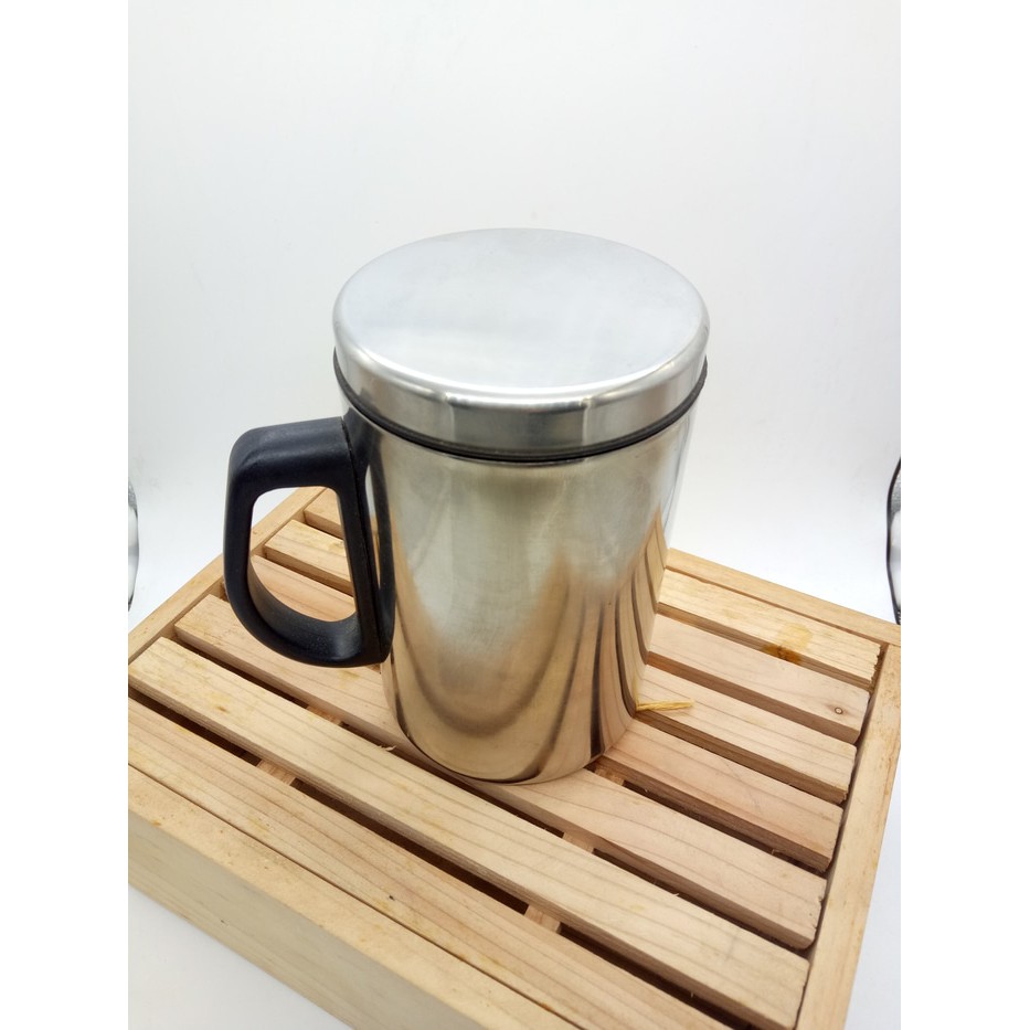 GELAS STAINLESS / MUG STAINLESS VACUUM CUP 500ML gelas kopi Thermos