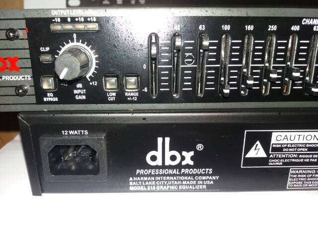 Equalizer dbx 215 15x2 Channel made in usa