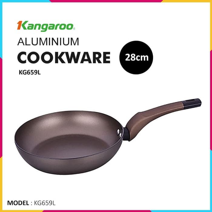 Frypan Kangaroo KG-659L 28cm Aluminium Free PFOA - Elegant Design