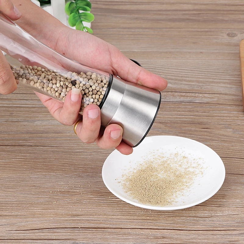 Manual Stainless steel salt and pepper Grinder / Spice Food Herb Mill  Seasoning Grinders