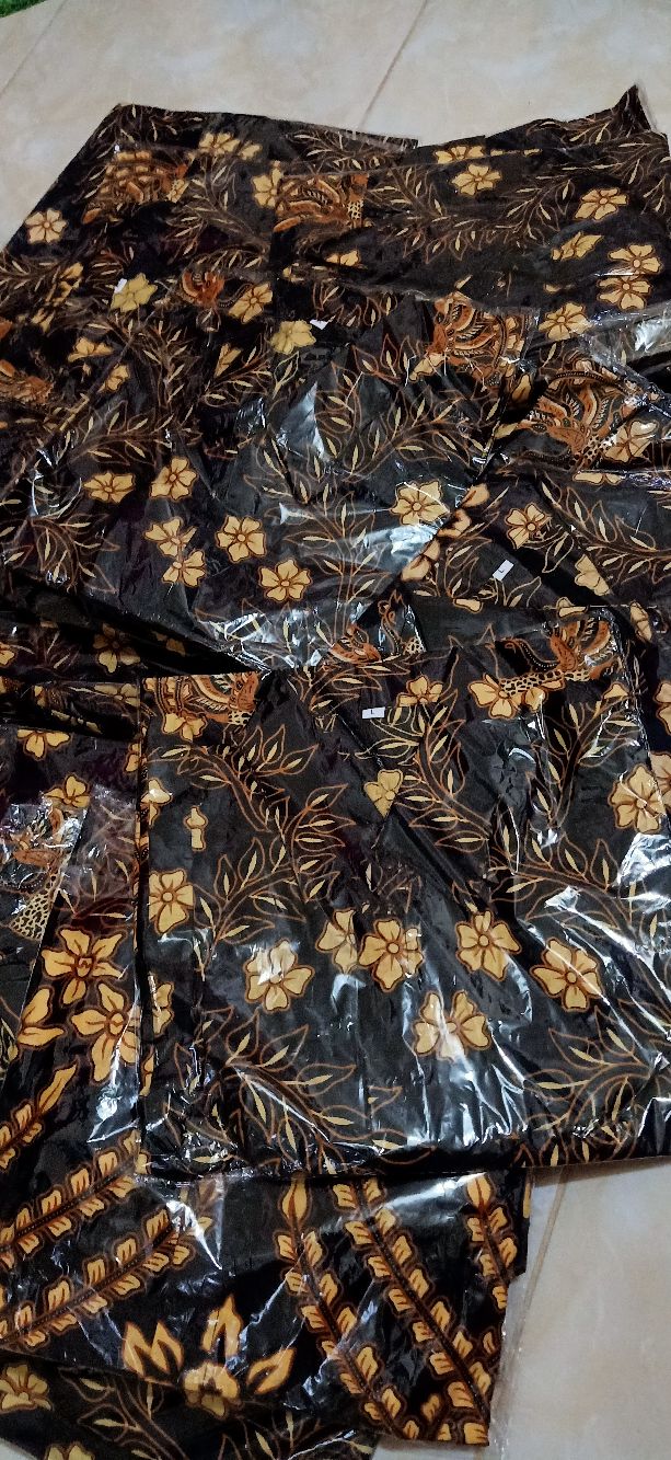 Bisa Cod ( Bayar Ditempat ) Berbagai Motif Batik Katun Kemeja Batik Pria Lengan Pendek Terviral