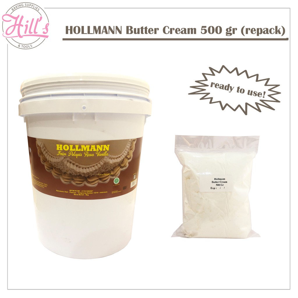 

PROMO MURAH !!! BUTTER CREAM HOLLMANN 500 gr - SIAP PAKAI / VANILA PUTIH HOLMAN BUTTERCREAM HOLLMAN 500gr