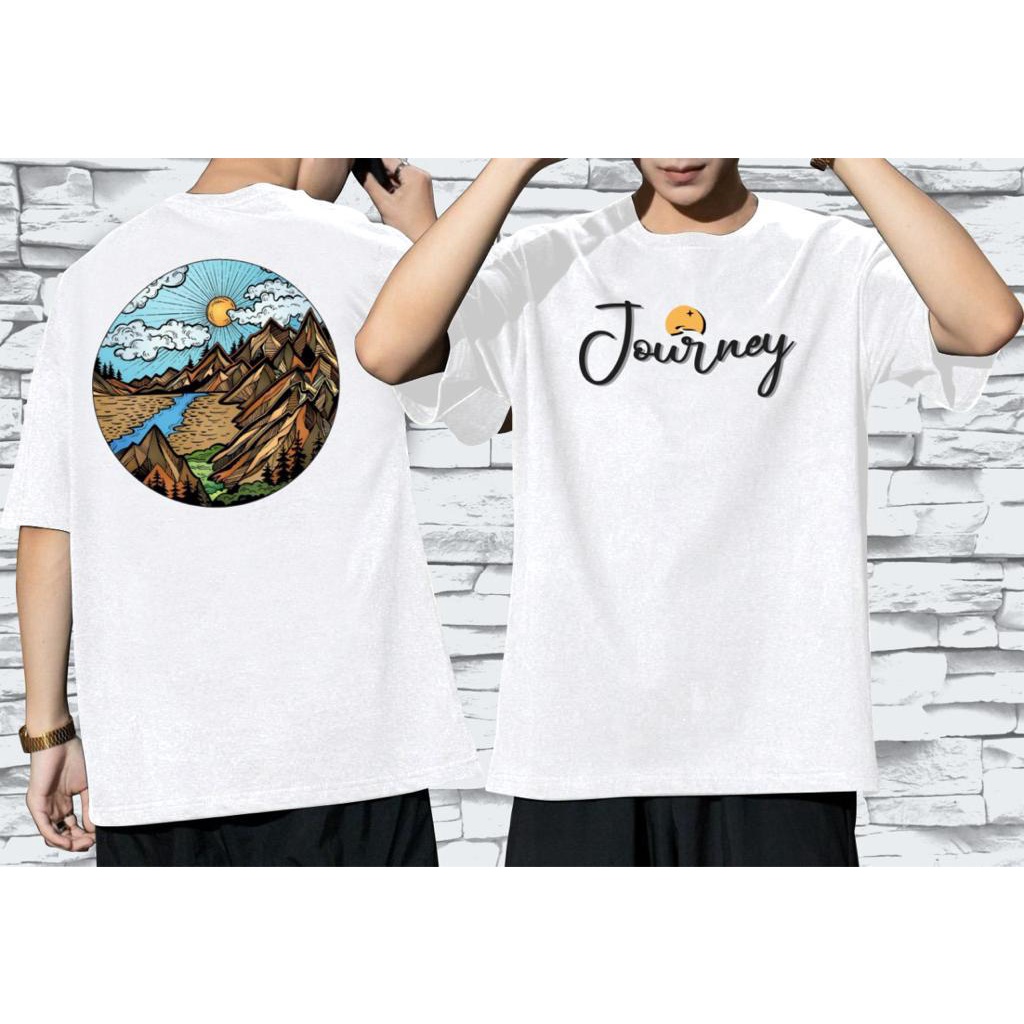 Kaos Distro Pria TShirt Pria Kaos Pria JOURNEY GB - BF298