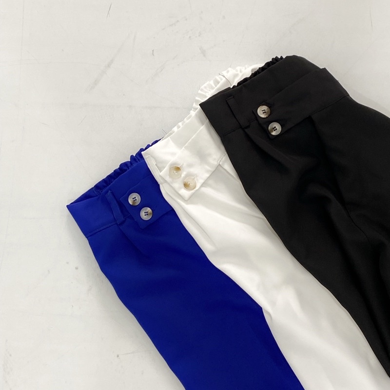 KUMA PANTS - POSHA Celana Panjang Highwaist Trousers Korean Basic Long Highwaisted Pants