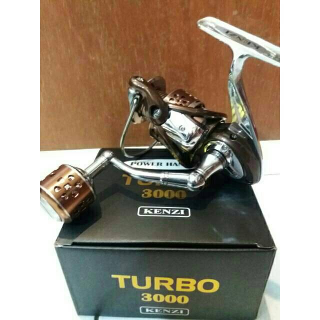 Rel / reel / kerekan  pancing kenzi turbo 3000