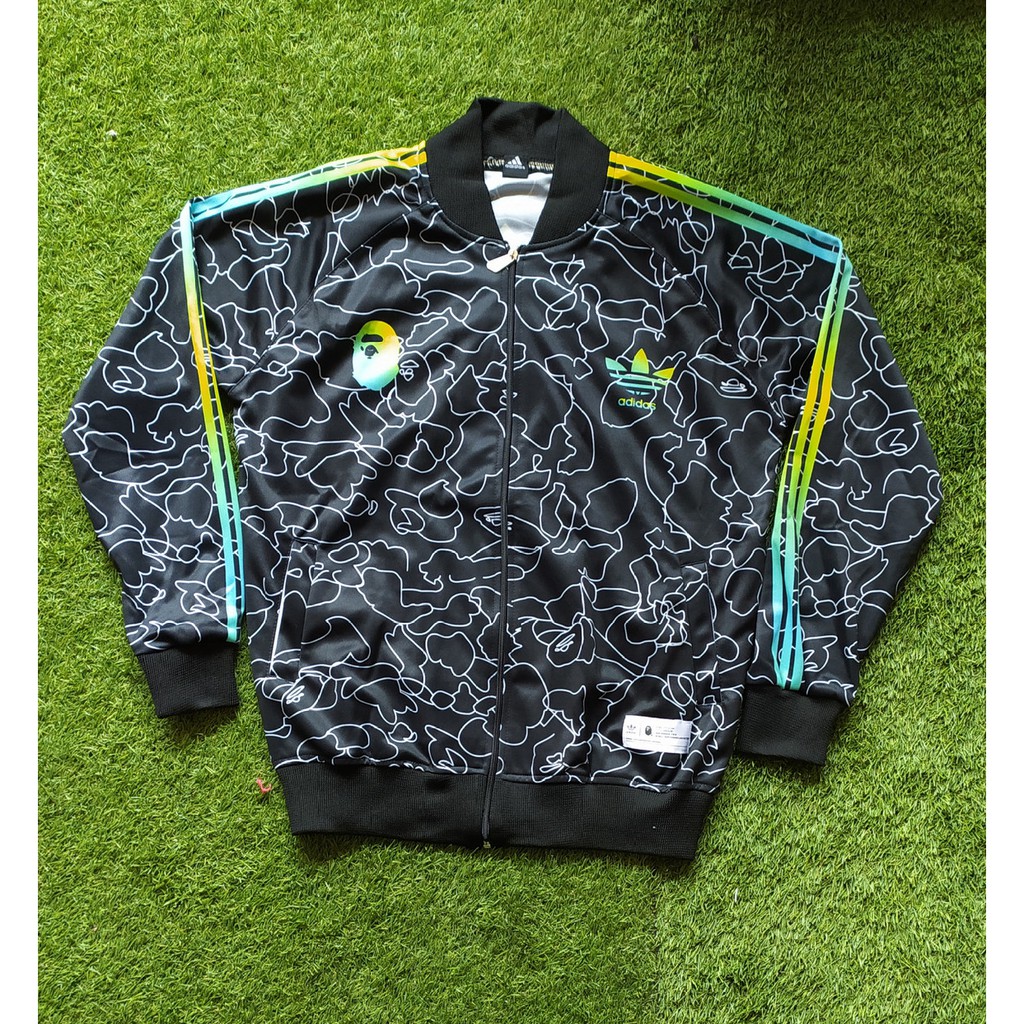 JAKET TRAKTOP LOTTO FULL PRINTING ADIDAS ADIDAS BAPE