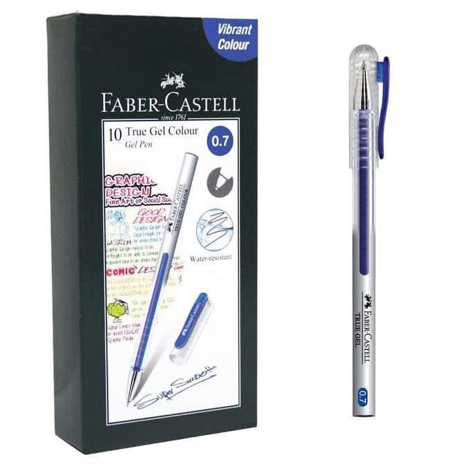 

Faber-Castell True Gel Pen -- Blue Ink 0.7 mm BERMUTU