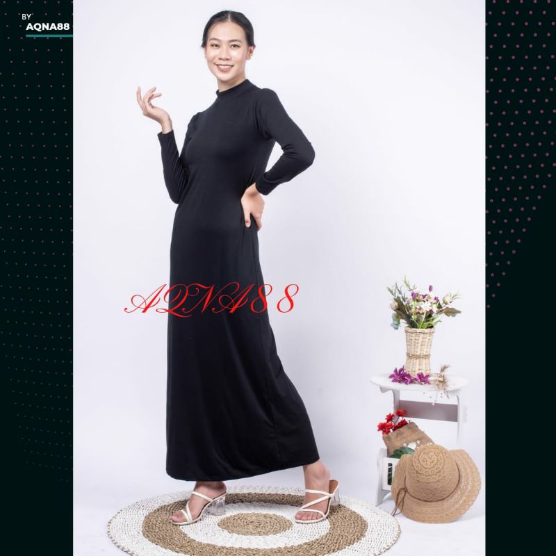 Daleman Gamis | Inner Gamis Lengan Panjang | Dalaman Gamis