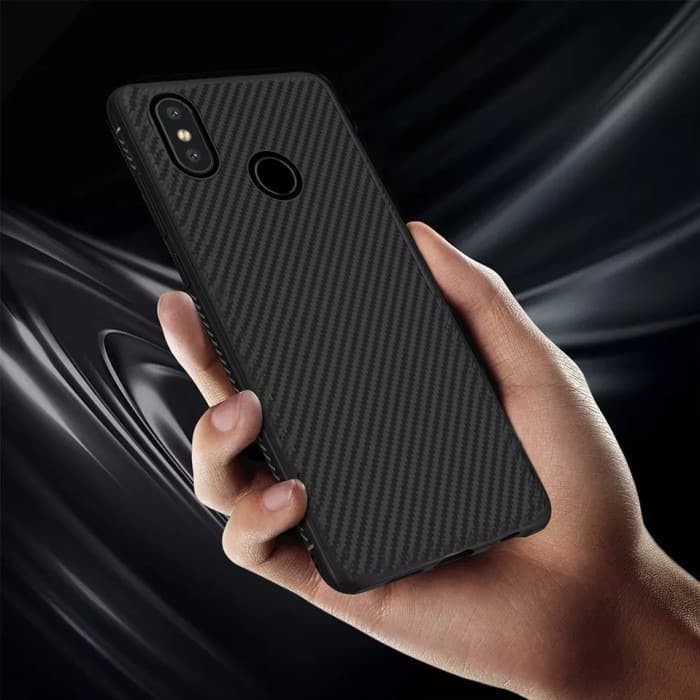 Casing Carbon Redmi Note 7 - Softcase Carbon Redmi Note 7