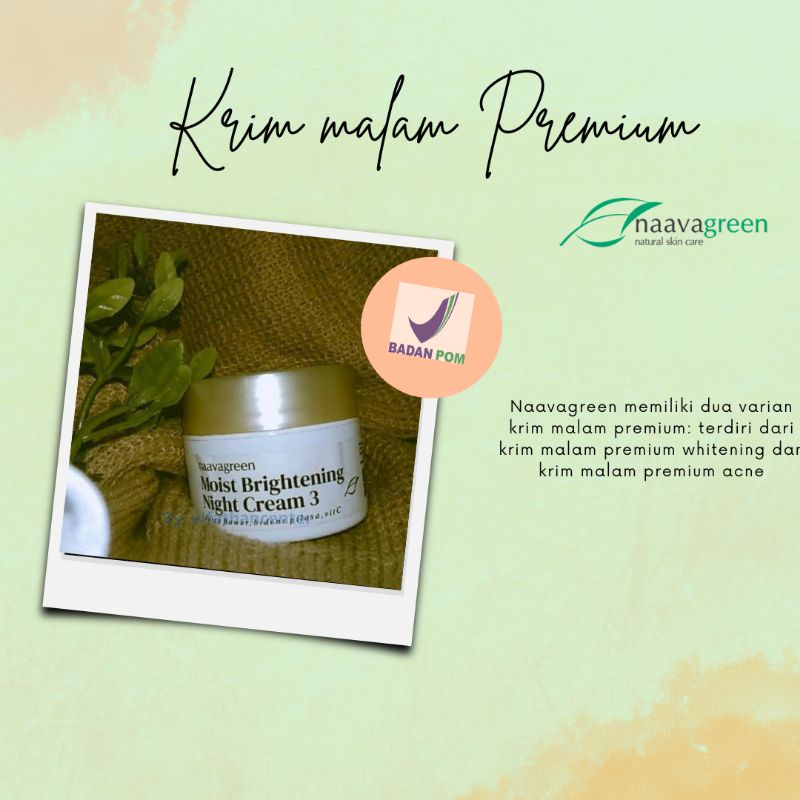 NAAVAGREEN KRIM MALAM PREMIUM