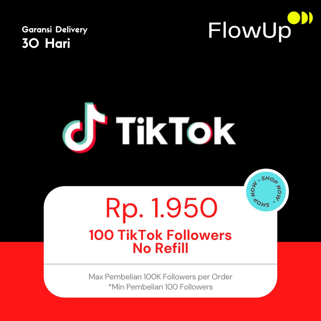 Jasa Topup Akun TikTok [Follower/Like] - Kualitas Terbaik dan Termurah Garansi